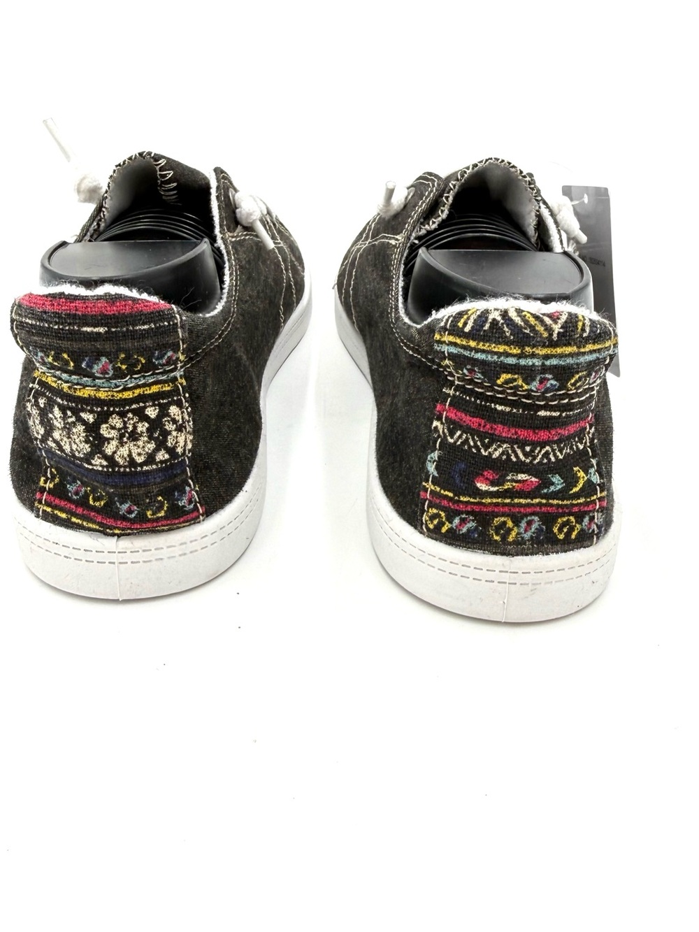 NWT Funky Monkey Canvas Slip On Sneakers Size 8 - Picture 7 of 10